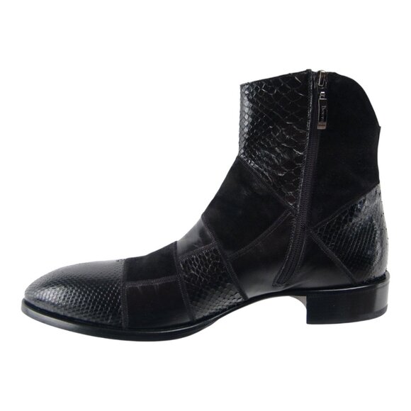 CESARE PACIOTTI ITALIAN HANDMADE FANCY PYTHON BOOTS US 12 NEW IN BOX main image 8
